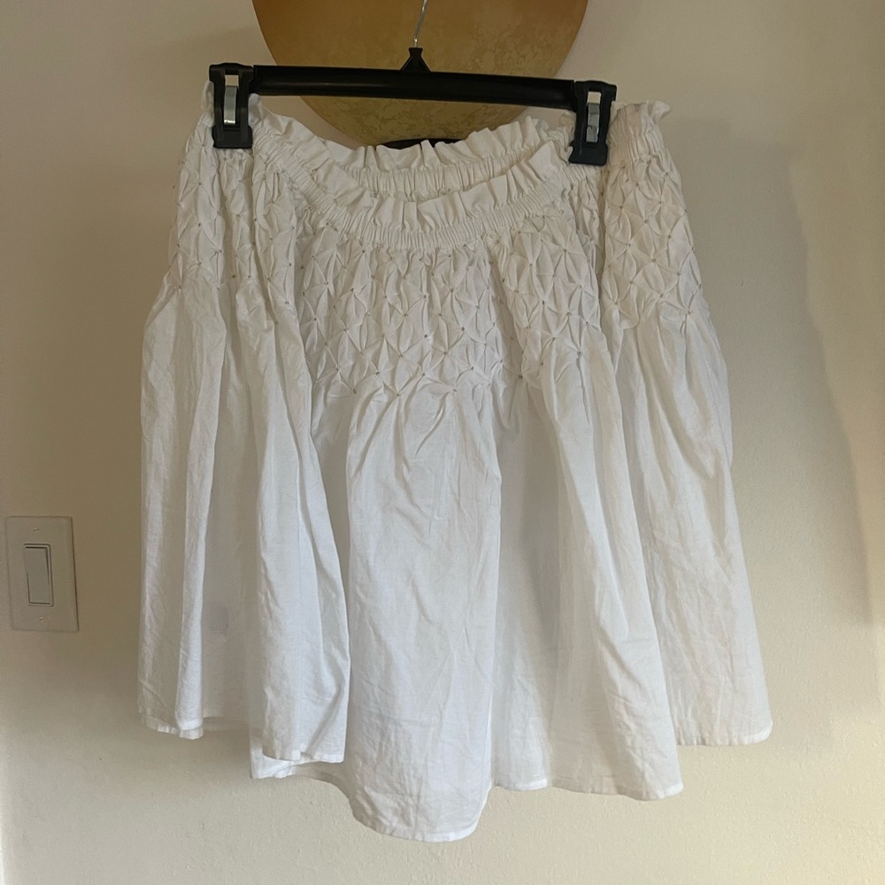 Merlette Eden Skirt with Smocking at Waist